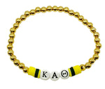 Kappa Alpha Theta Sorority Color Stretched Bracelet