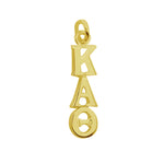 Kappa Alpha Theta Greek Sorority Lavalier Necklace Gold Filled