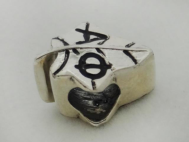 Alpha Phi Ivy Leaf Greek Sorority Bead to Fit Pandora Bracelet