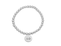 Alpha Phi Sorority Beaded Bracelets, Sorority Beaded Strech Bracelet