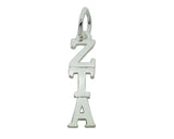 Sorority Things Girls Vertical Zeta Tau Alpha Greek Sorority Lavalier Drop Charm Pendant