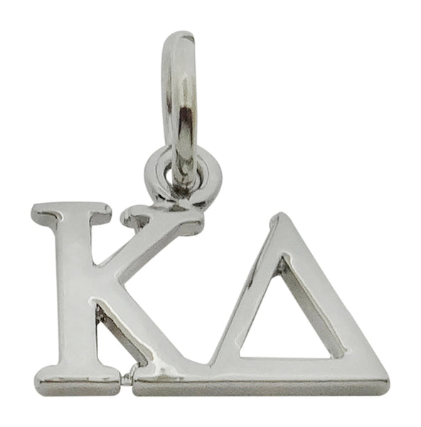 Horizontal Kappa Delta Greek Sorority Lavalier Drop Charm Pendant