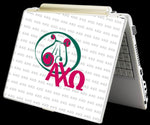 Alpha Chi Omega Sorority Laptop Skin Sticker Cover Decal Art -- One Size Fits All