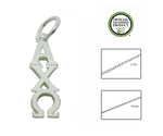 Alpha Chi Omega Greek Sorority Lavalier Pendant Necklace - DKGifts.com