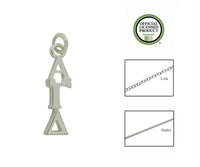 Alpha Gamma Delta Greek Sorority Lavalier Charm Drop Necklace - DKGifts.com