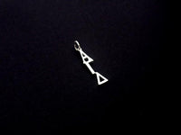 Alpha Gamma Delta Sorority Lavalier Necklace Sterling Silver - DKGifts.com