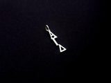 Alpha Gamma Delta Sorority Lavalier Necklace Sterling Silver - DKGifts.com