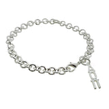 Alpha Omicron Pi Rolo Sorority Bracelet with Lobster Clasp