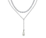 Alpha Phi Sorority Jewelry Double Layered Lavalier Necklace