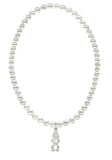 Alpha Phi Omega Stretch Pearl Sorority Necklace Greek Sorority Pearl Necklace