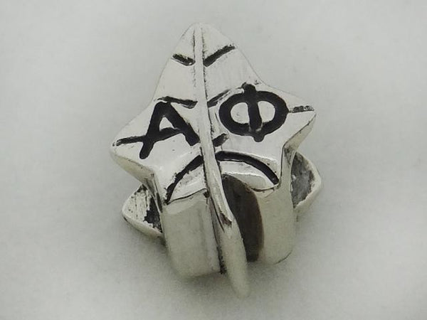 Alpha Phi Ivy Leaf Greek Sorority Bead to Fit Pandora Bracelet Sorority Things