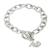 Alpha Phi Sorority Bracelet with Toggle Clasp - DKGifts.com