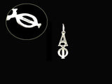 Alpha Phi Sorority Lavalier Necklace Sterling Silver - DKGifts.com