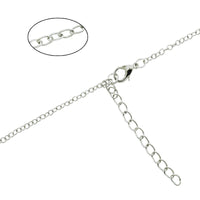 Alpha Delta Pi Open Diamond Necklace Pendant ADPi Floating Necklace - DKGifts.com