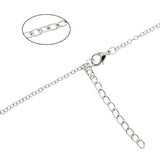 Alpha Delta Pi Open Diamond Necklace Pendant ADPi Floating Necklace - DKGifts.com