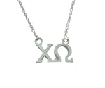 Chi Omega Greek Sorority Lavalier Necklace Pendant Sorority Floating Necklace