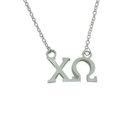 Chi Omega Greek Sorority Lavalier Necklace Pendant Sorority Floating Necklace