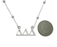 Tri Delta Delta Delta Beaded Floating Necklace Sorority Jewelry Necklace