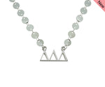 Tri Delta Delta Delta Sorority Jewelry Choker Floating Sorority Necklace