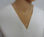 Delta Gamma Beaded Y Sorority Necklace Jewelry