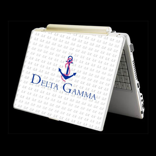Delta Gamma Sorority Laptop Skin Sticker Cover Decal Art -- One Size Fits All