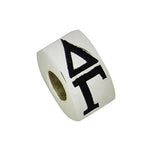 Delta Gamma Letter Greek Sorority Bead European Big Hole Bead - DKGifts.com