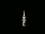 Delta Phi Epsilon Sorority Lavalier Necklace Sterling Silver - DKGifts.com