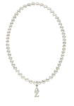 Delta Zeta Stretch Pearl Sorority Necklace Greek Sorority Pearl Necklace