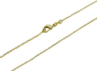 Kappa Delta Greek Sorority Lavalier Drop Charm Pendant Necklace Gold Filled