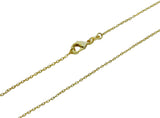 Alpha Phi Greek Sorority Lavalier Drop Charm Pendant Necklace Gold Filled