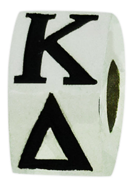 Kappa Delta Letter Greek Sorority Bead European Big Hole Bead