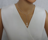 Kappa Alpha Theta Beaded Y Sorority Necklace Jewelry