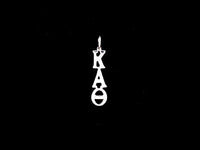 Kappa Alpha Theta Sorority Lavalier Necklace Sterling Silver - DKGifts.com