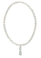 Kappa Alpha Theta Stretch Pearl Sorority Necklace Greek Sorority Pearl Necklace