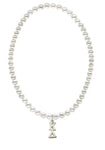 Kappa Delta Stretch Pearl Sorority Necklace Greek Sorority Pearl Necklace