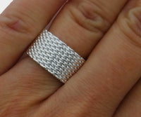Wave Mesh Band, Mesh Ring - DKGifts.com
