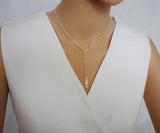 Omega Phi Alpha Beaded Y Sorority Necklace Jewelry