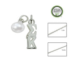 Sigma Kappa Sorority Lavalier Necklace with Pearl - DKGifts.com