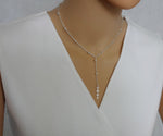 Tri Sigma Sigma Sigma Beaded Y Sorority Necklace Jewelry