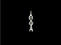 Theta Phi Alpha Sorority Lavalier Necklace Sterling Silver - DKGifts.com