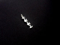 Tri Sigma Sigma Sigma Sorority Lavalier Necklace Sterling Silver - DKGifts.com