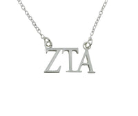 Zeta Tau Alpha Floating Sorority Lavalier Necklace - DKGifts.com