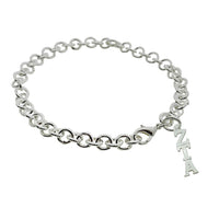 Zeta Tau Alpha Rolo Sorority Bracelet with Lobster Clasp - DKGifts.com