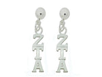 Zeta Tau Alpha Post Greek Sorority Earring - DKGifts.com