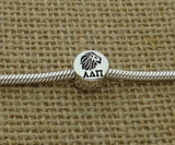 Alpha Delta Pi Lion Sorority Bead Fit Most European Style Charm Bracelet Big Hole Bead