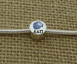 Alpha Delta Pi Enamel Lion Sorority Bead Fit Most European Style Charm Bracelet Big Hole Bead