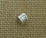 Zeta Tau Alpha Crown ZTA Sorority Bead Big Hole Bead to Fit Most European Style Charm Bracelet