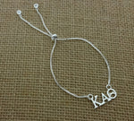 Kappa Alpha Theta Sorority Bracelet, Theta, KAT, KAΘ Sorority Adjustable Bracelet, Big and Little Sorority Gift, Rush Week